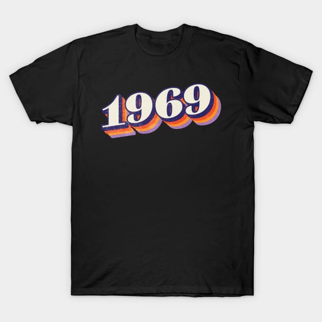 1969 Birthday Year T-Shirt by Vin Zzep